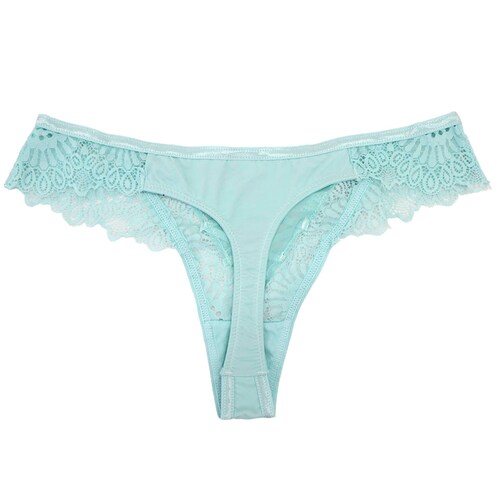 Tanga Couture Detalle Encaje para Mujer