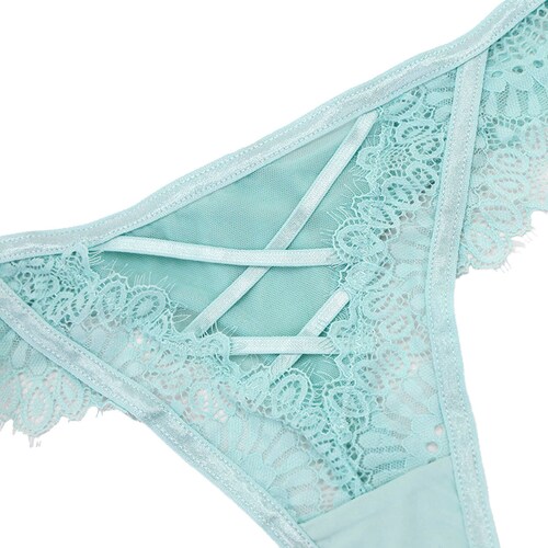 Tanga Couture Detalle Encaje para Mujer