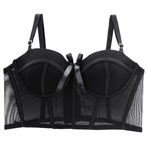 Corselette Mesh Couture para Mujer