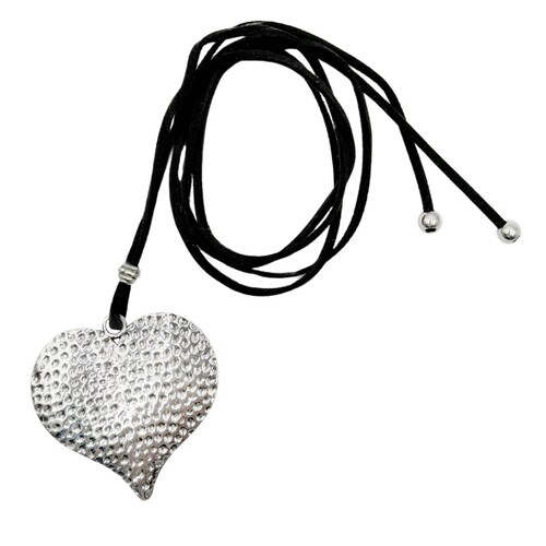 Choker Corazón Martillado Aktuales