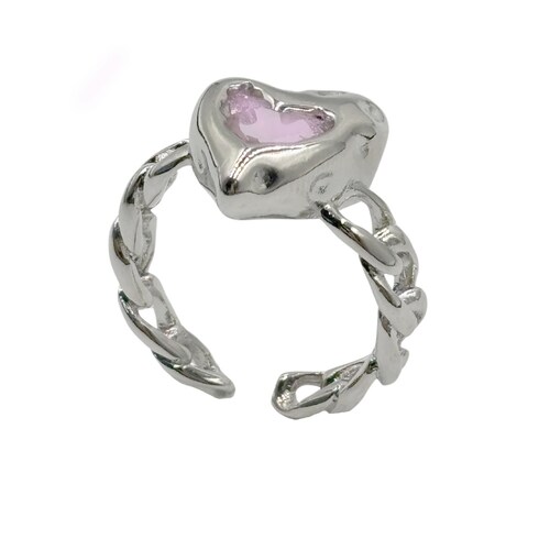 Anillo Corazón Irregular Aktuales