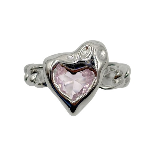 Anillo Corazón Irregular Aktuales