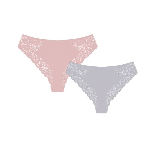 3Pack Bikini Pinku Skin Soft para Mujer