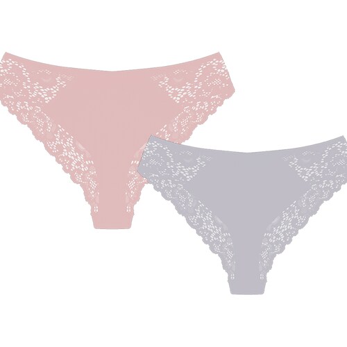 3Pack Bikini Pinku Skin Soft para Mujer