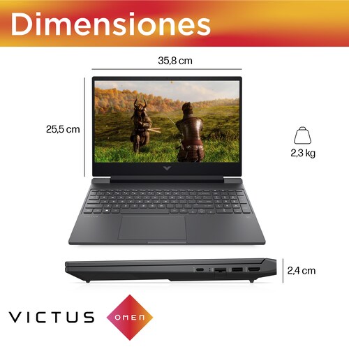 Laptop Gaming Hp Victus 15 Fb2024 Nvidia Geforce Rtx 4060 Amd Ryzen 5 16Gb 1Tb Ssd