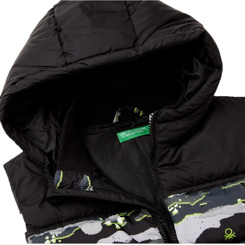 Chaleco con Capucha Benetton para Niño