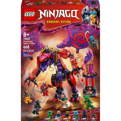 Ninjago Dragon Del Caos Colmillo Tronador