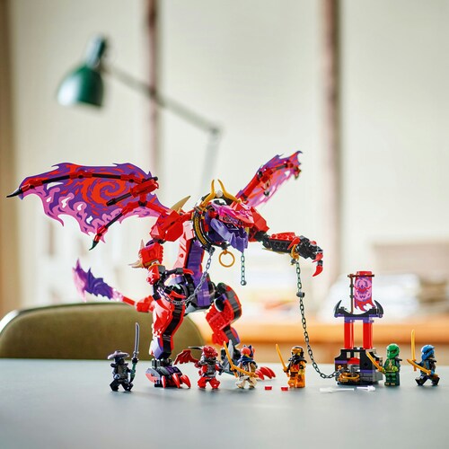 Ninjago Dragon Del Caos Colmillo Tronador