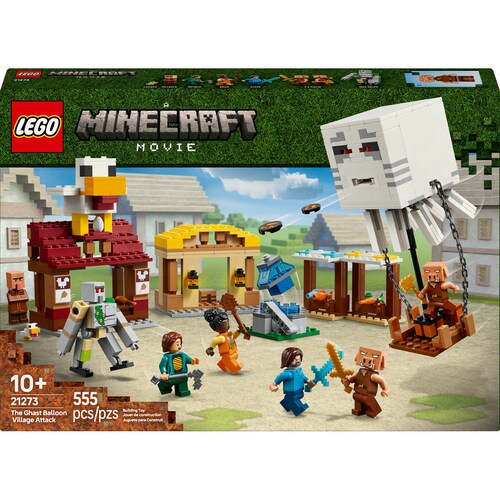 Minecraft el Ataque a la Aldea Del Globo de Ghast