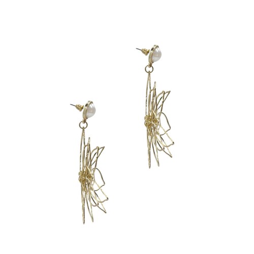 Aretes Flor Silueta 3D Aktuales