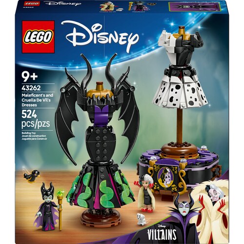 Disney Animation Trajes Maléfica Y Cruella de Vil Lego
