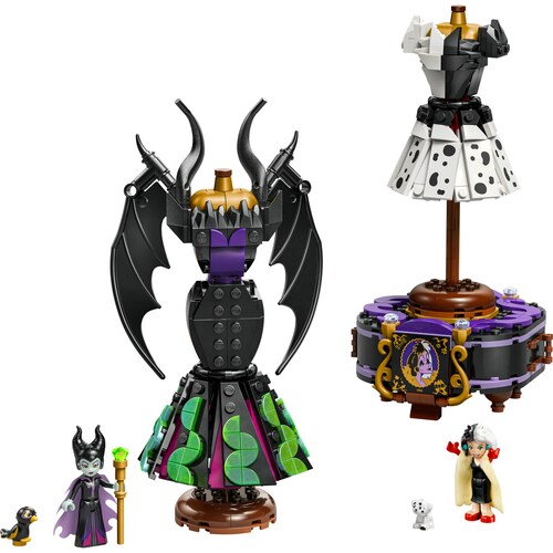 Disney Animation Trajes Maléfica Y Cruella de Vil Lego