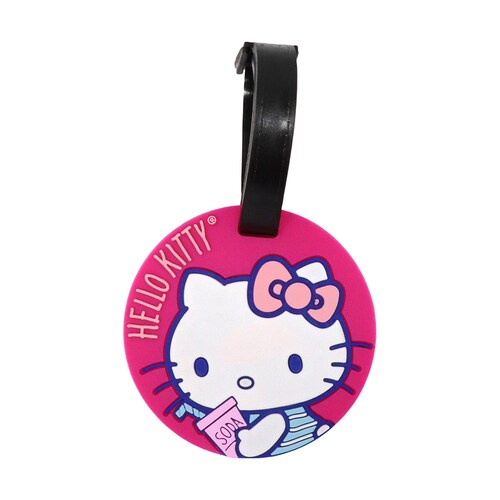 Identificador de Maleta Hello Kitty Rosa Sanrio