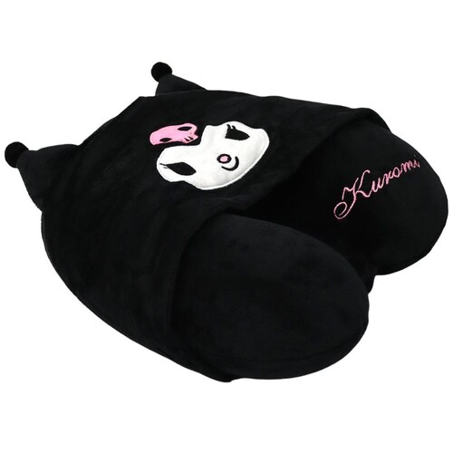 Almohada de Viaje Capucha Kuromi Sanrio
