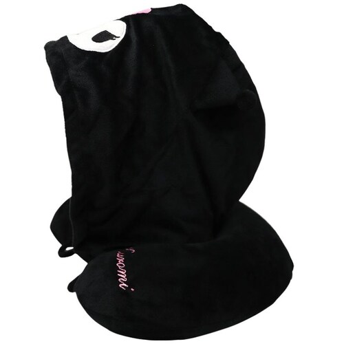 Almohada de Viaje Capucha Kuromi Sanrio