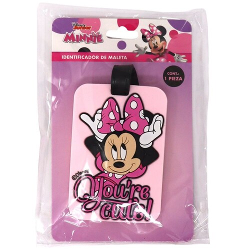 Identificador de Maleta Minnie Rosa Disney