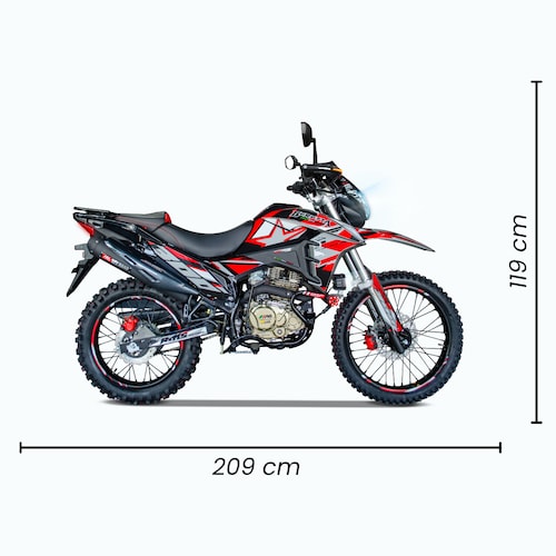 Motocicleta Beretta Performance Mb 300 Cc 2025 Rojo