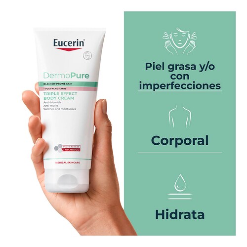 Eucerin Crema Corporal 3Effect Dermopure 200Ml
