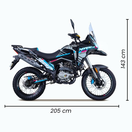 Motocicleta Nórdica Performance Mb 300 Cc Azul