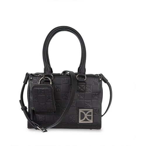Bolso Satchel Cloe Negro para Mujer