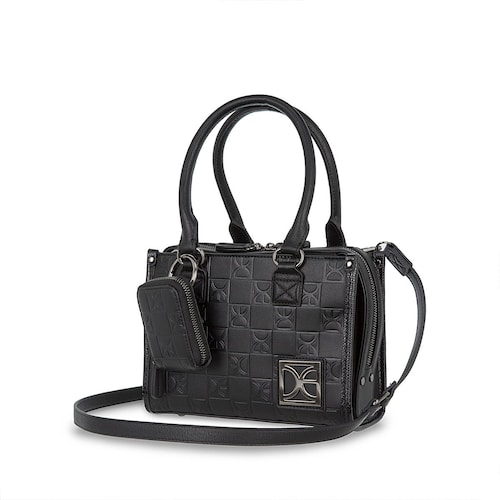 Bolso Satchel Cloe Negro para Mujer