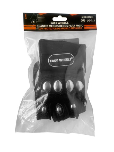 Guantes de Medio Dedo para Moto