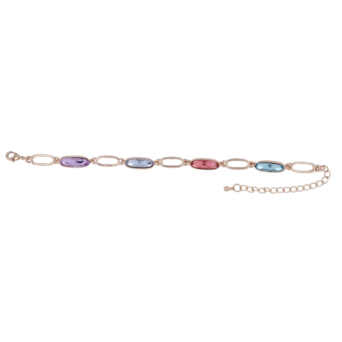 Pulsera Cadena Piedras Multicolor Camilla