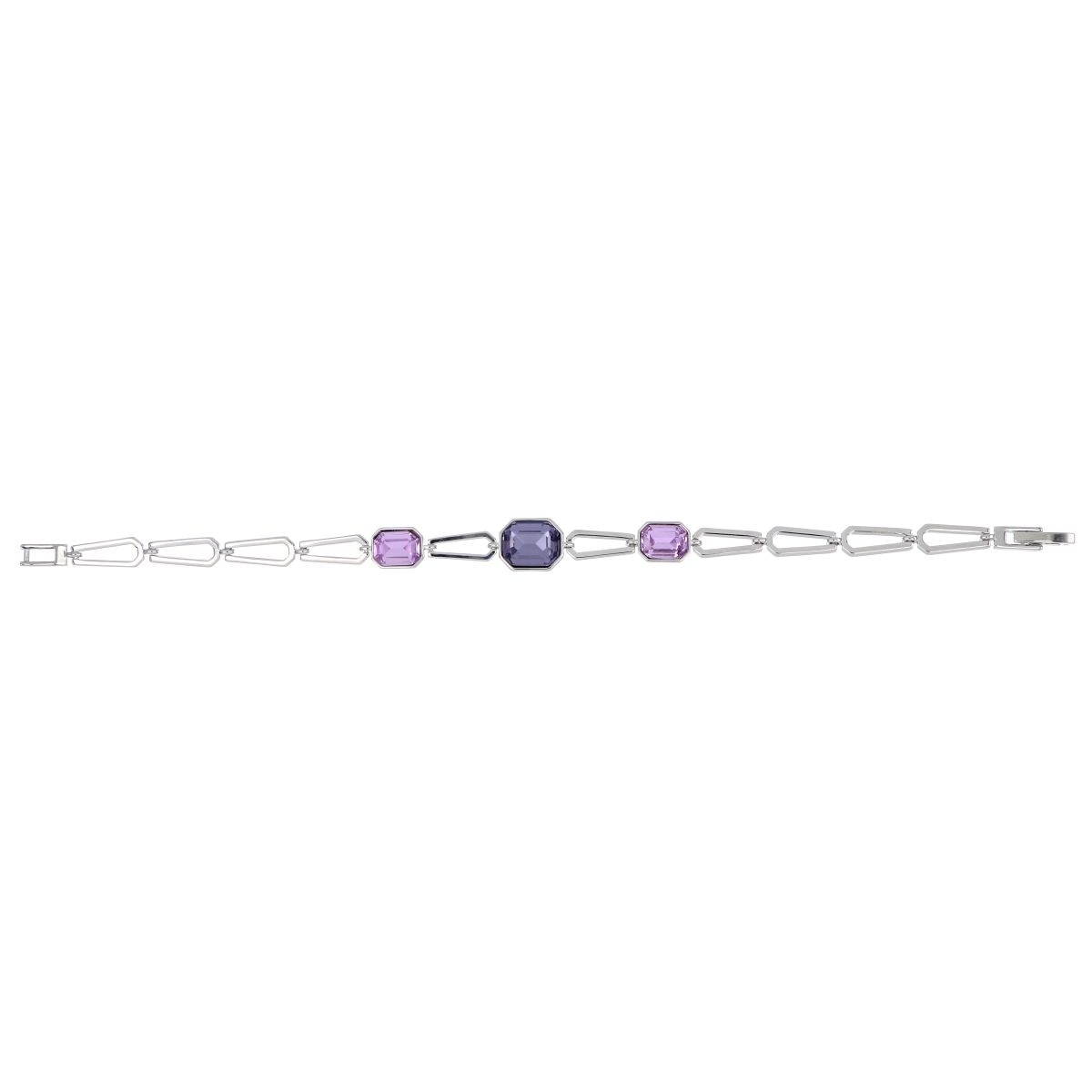 Pulsera Cadena Piedra Tanzanita y Violeta Camilla