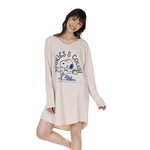 Sudadera Pijama Peanuts Oversize para Mujer