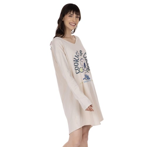 Sudadera Pijama Peanuts Oversize para Mujer