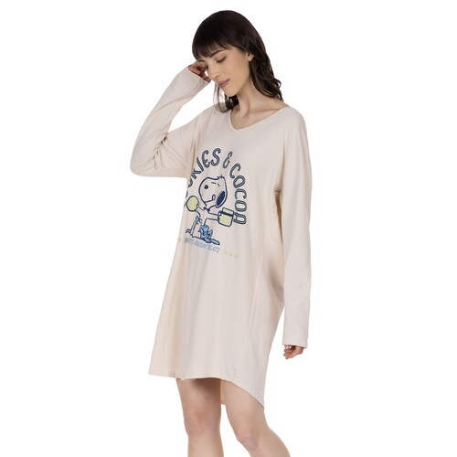 Sudadera Pijama Peanuts Oversize para Mujer