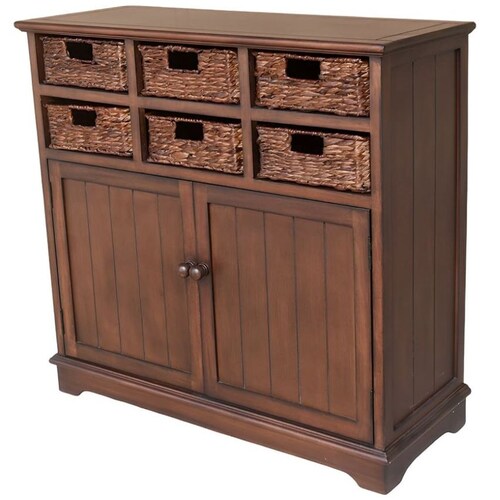 Gabinete Holtom 6 Baskets Vintage Home