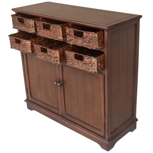 Gabinete Holtom 6 Baskets Vintage Home