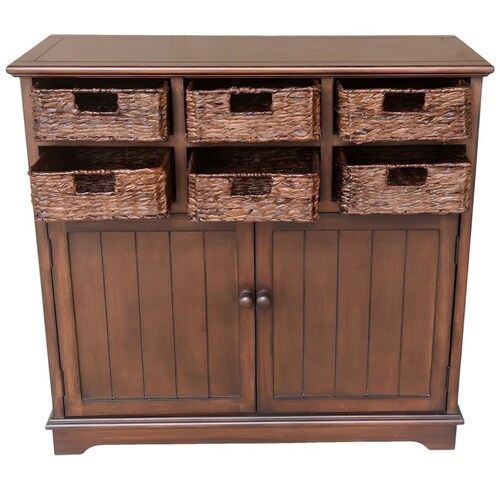 Gabinete Holtom 6 Baskets Vintage Home