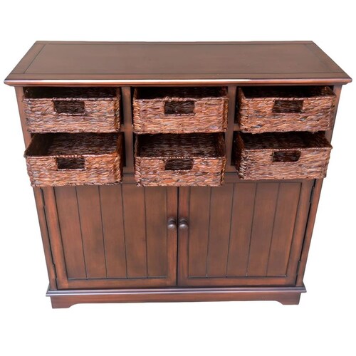 Gabinete Holtom 6 Baskets Vintage Home