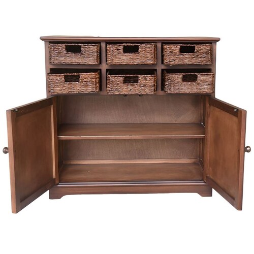 Gabinete Holtom 6 Baskets Vintage Home