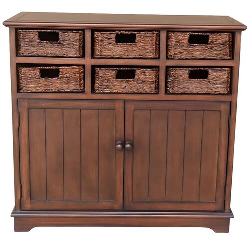 Gabinete Holtom 6 Baskets Vintage Home