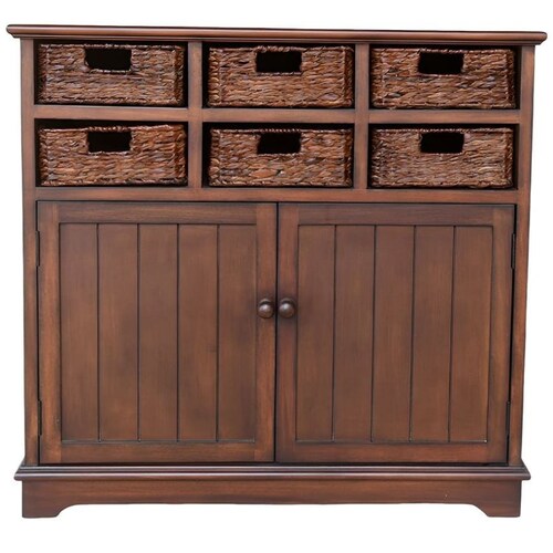 Gabinete Holtom 6 Baskets Vintage Home