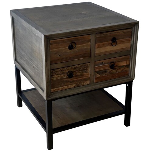 Mesa Lateral Multi Cajones Boho Vintage Home