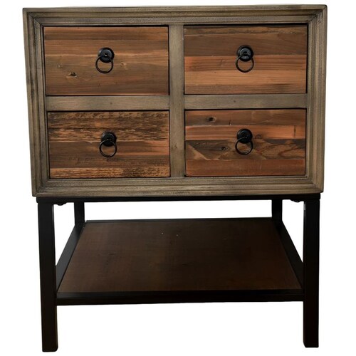 Mesa Lateral Multi Cajones Boho Vintage Home