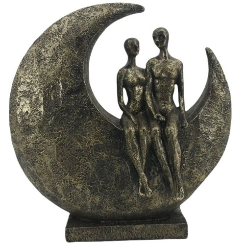 Figura Couple Moon Vintage Home