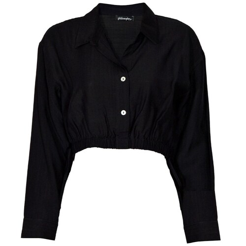 Blusa Corta Lisa Philosophy para Mujer Junior