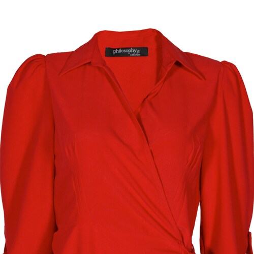 Vestido Corto Envolvente Philosophy Jr Collection para Mujer