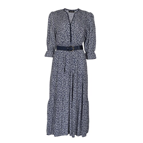 Vestido Largo con Cinturón Philosophy Jr Collection para Mujer