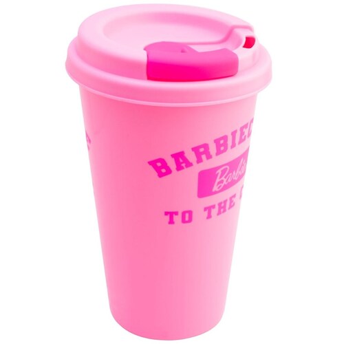 Juego de 3 Vasos con Tapa Barbie Fun Kids