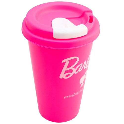 Juego de 3 Vasos con Tapa Barbie Fun Kids
