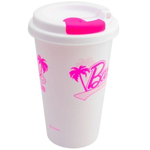 Juego de 3 Vasos con Tapa Barbie Fun Kids