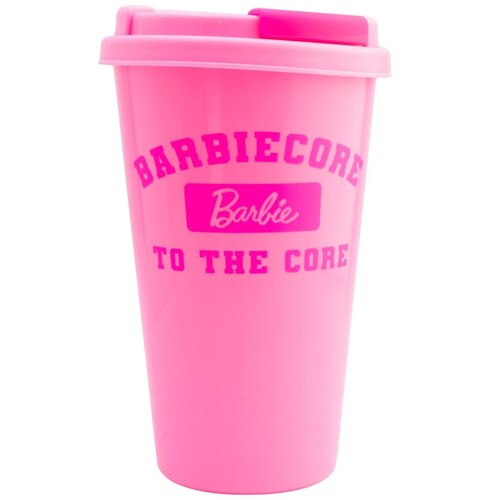 Juego de 3 Vasos con Tapa Barbie Fun Kids