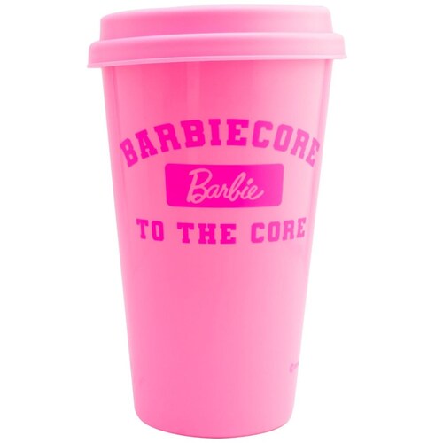Juego de 3 Vasos con Tapa Barbie Fun Kids