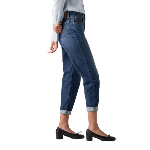 Jeans Boy Friend Tiro Alto Levi's para Mujer